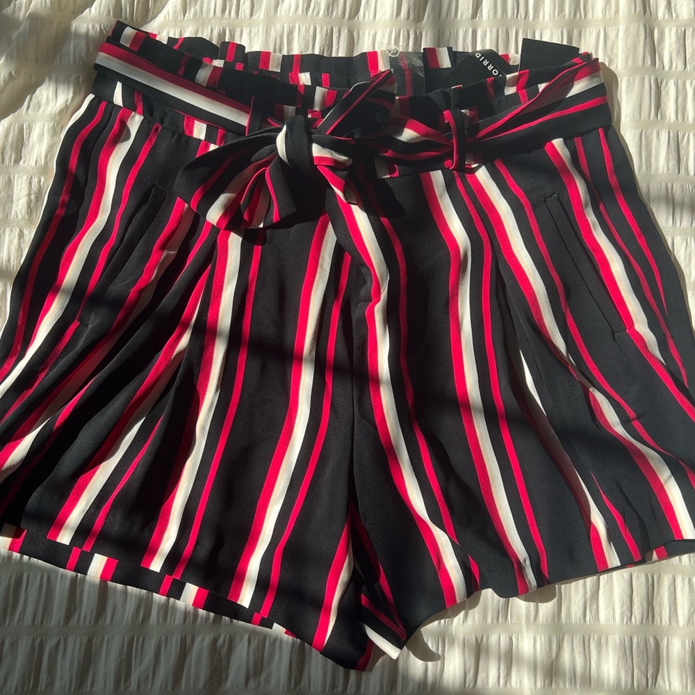 Torrid Striped Shorts